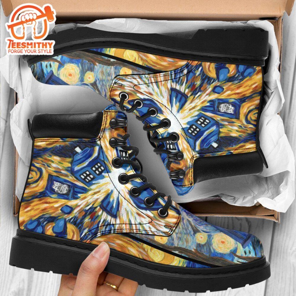 Dr Who Boots Mixed Stary Night Amazing Gift Idea