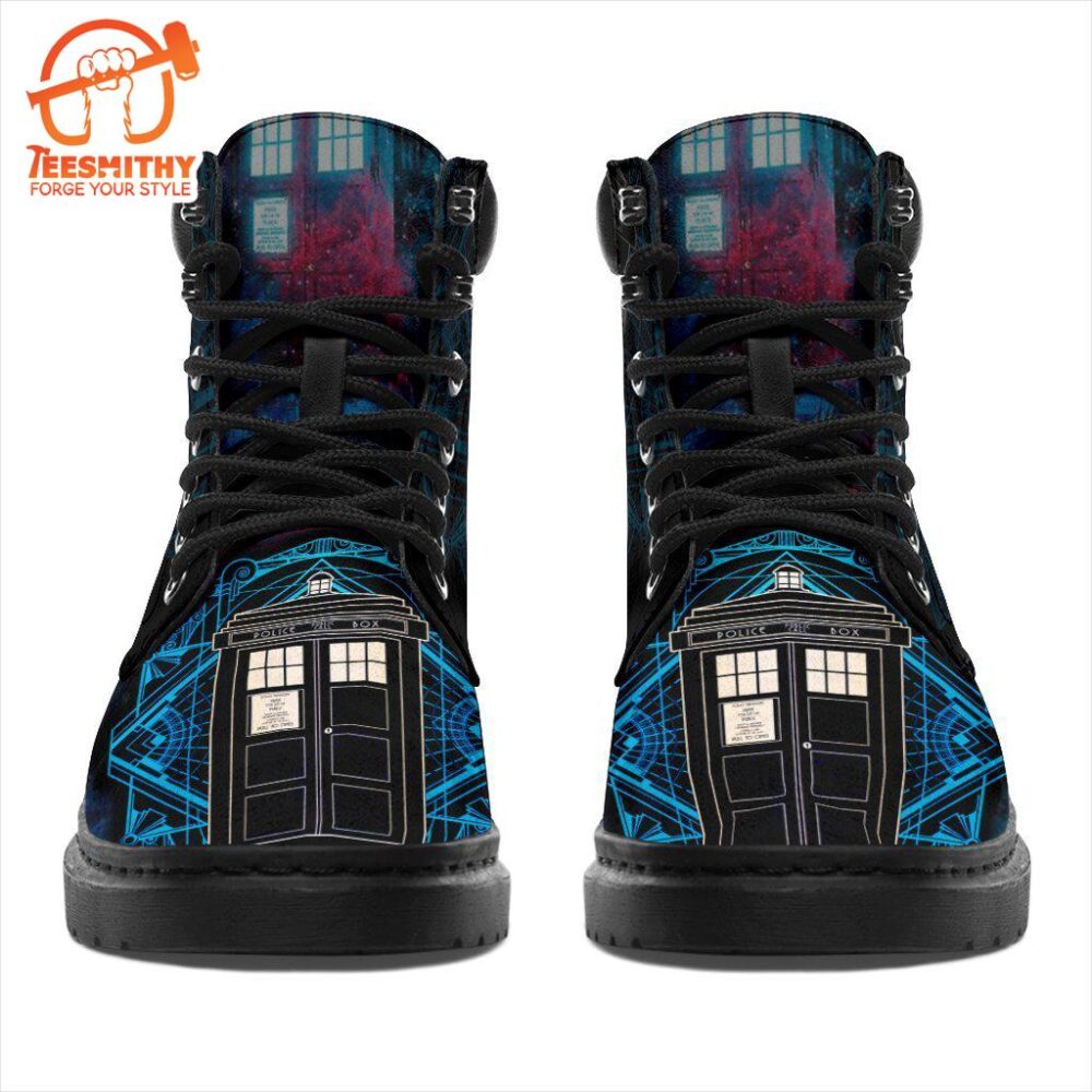 Dr Who Tardis Boots Shoes Funny Gift