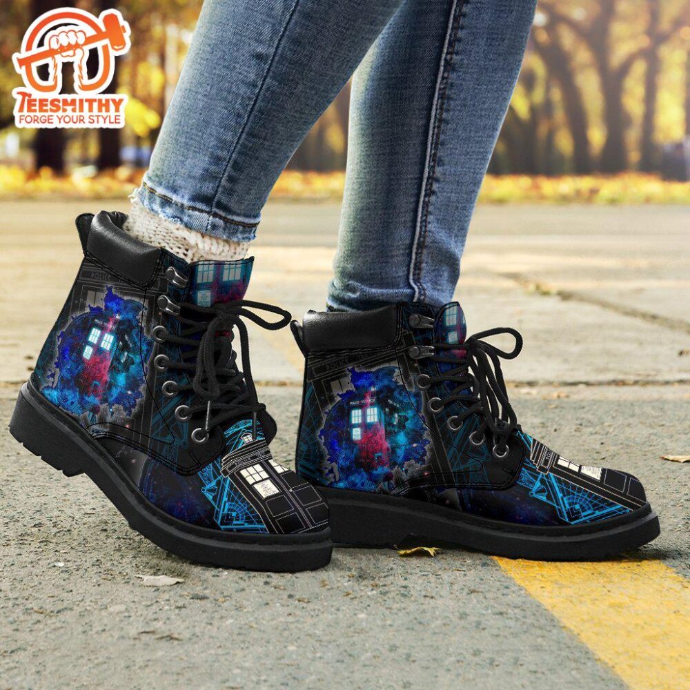 Dr Who Tardis Boots Shoes Funny Gift