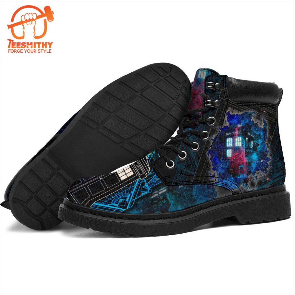 Dr Who Tardis Boots Shoes Funny Gift