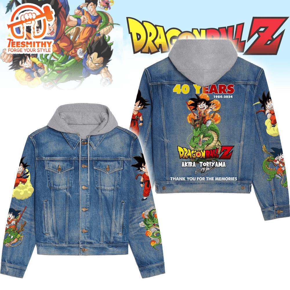 Dragon Ball Women’s Gift Christmas Denim Hood Jacket For Fans