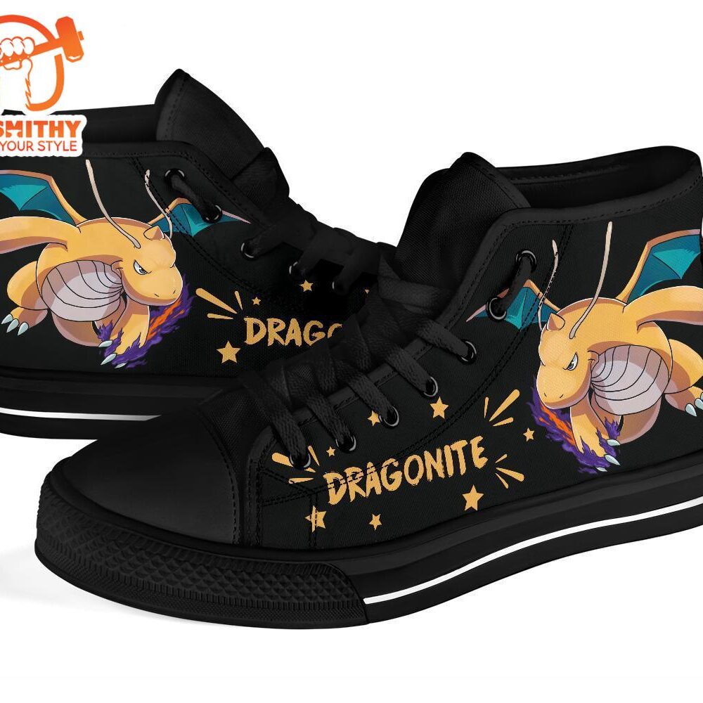 Dragonite High Top Shoes Gift Idea