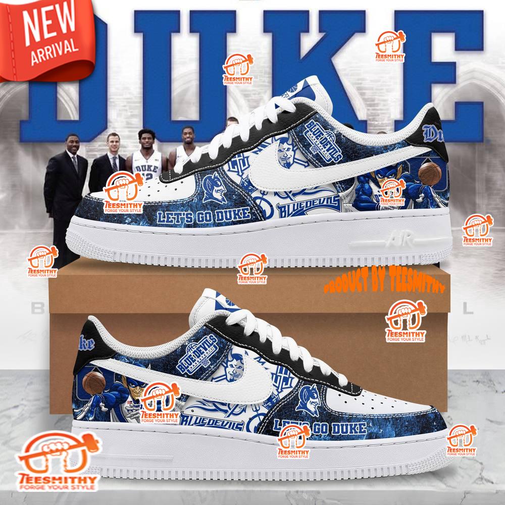 Duke Basketball Blue Devils Nike Air Force 1 Shoes