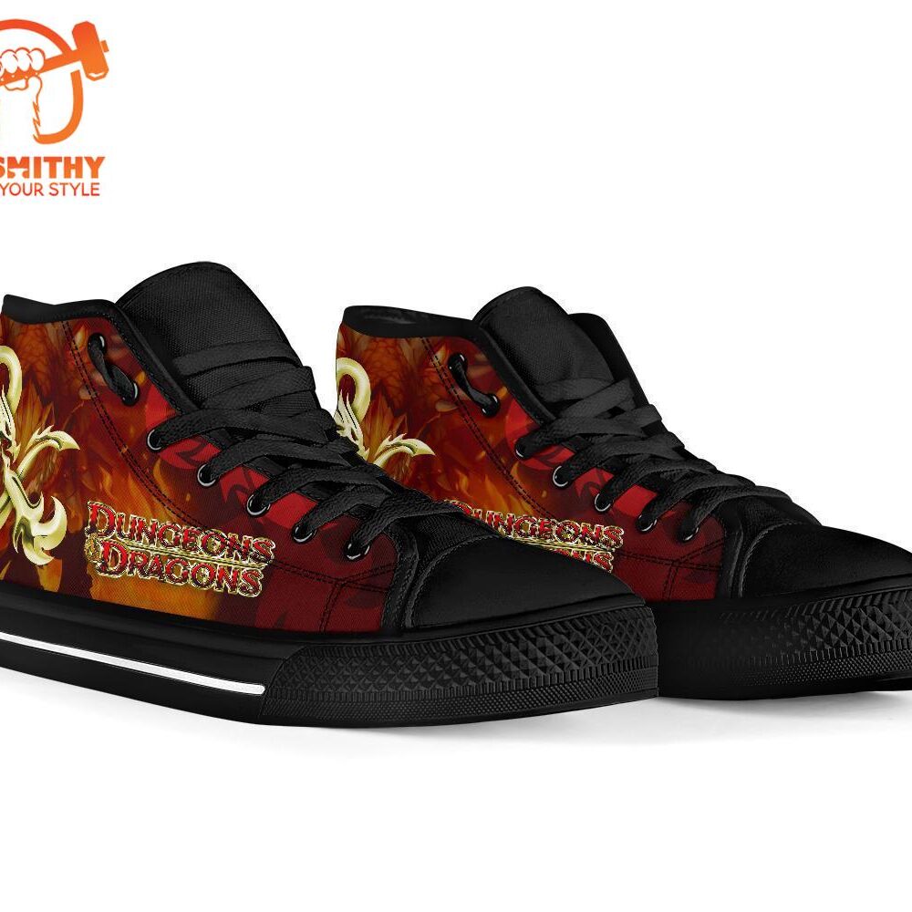 Dungeons And Dragons High Top Shoes Sneakers Gift Idea