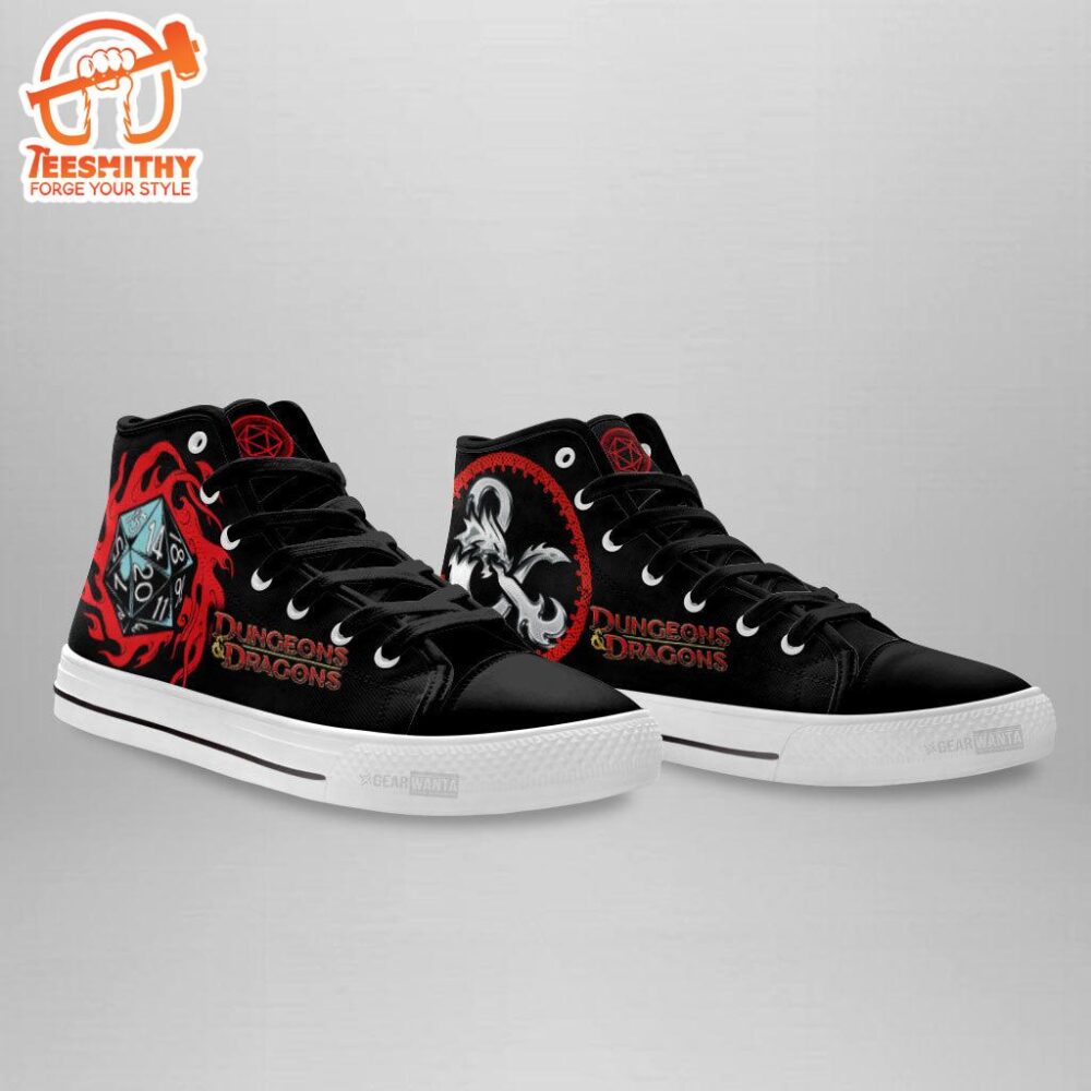 Dungeons & Dragons High Top Shoes Custom