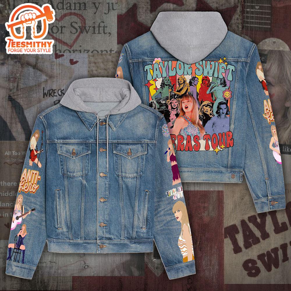 Ears Tour 2024 Taylor Swift Women’s Denim Hood Jacket