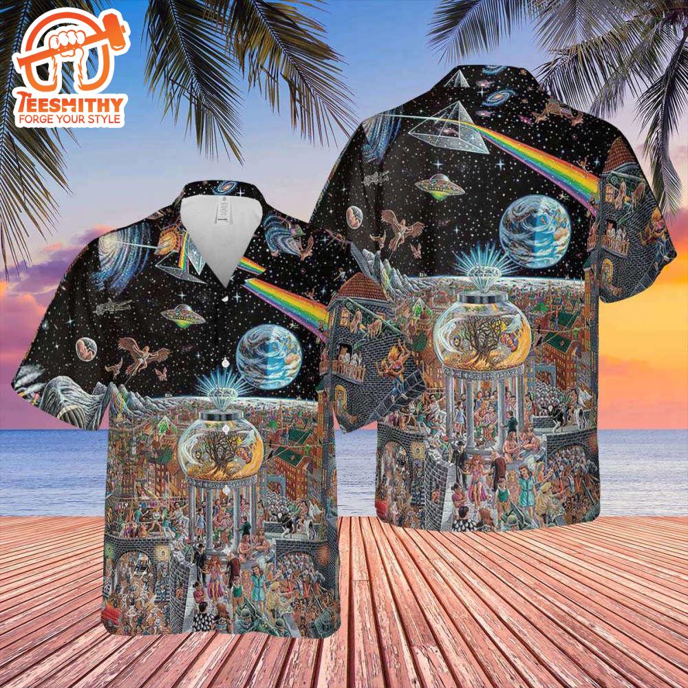 Echoes From The Darkside Of The Moon Pink Floyd Hawaiian Shirt