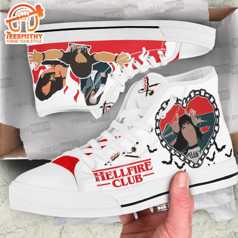 Eddie Munson High Top Shoes Custom Stranger Things Sneakers