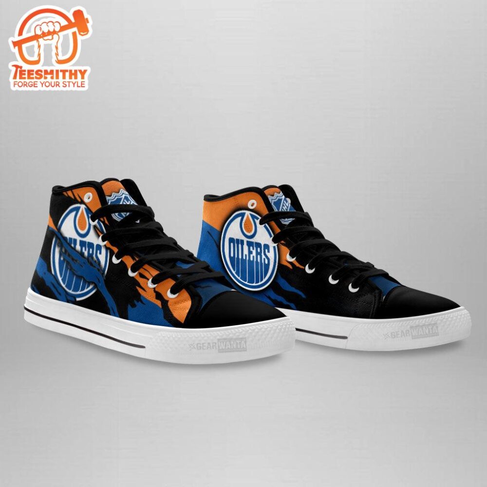 Edmonton Oilers High Top Shoes Custom For Fans