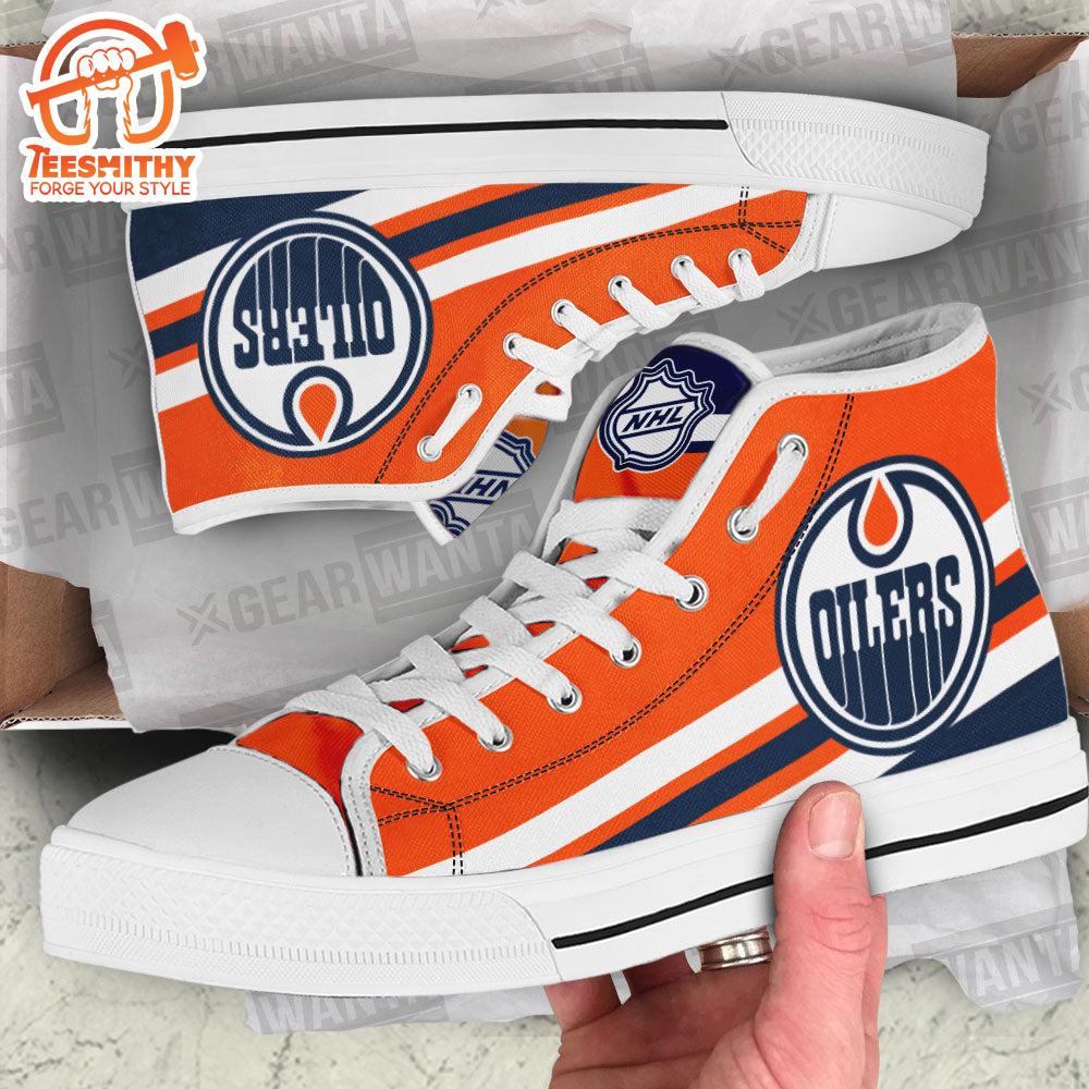 Edmonton Oilers High Top Shoes Custom Sneakers