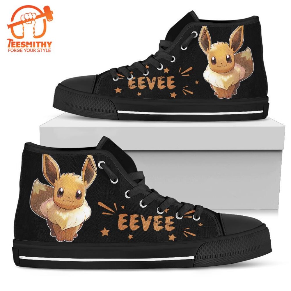 Eevee Sneakers High Top Custom Shoes