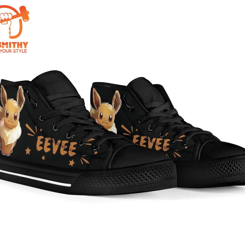 Eevee Sneakers High Top Custom Shoes