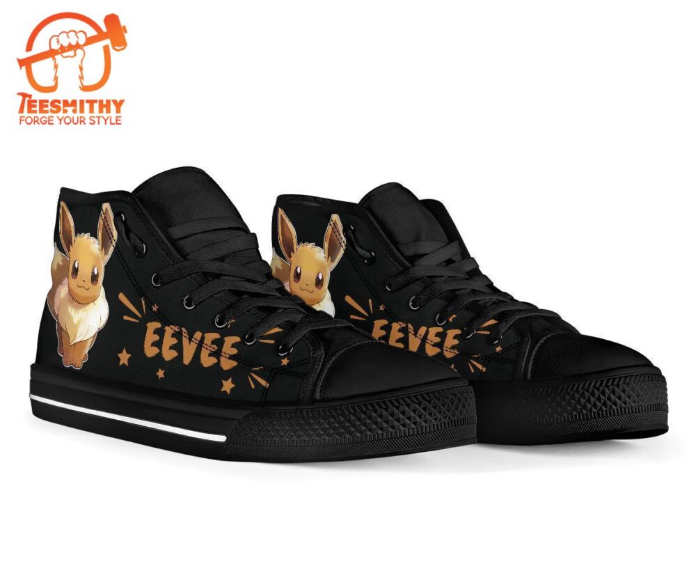 Eevee Sneakers High Top Custom Shoes