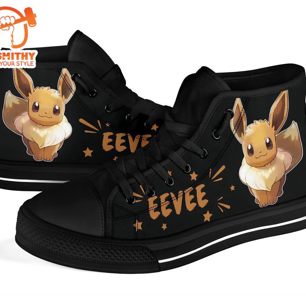 Eevee Sneakers High Top Custom Shoes