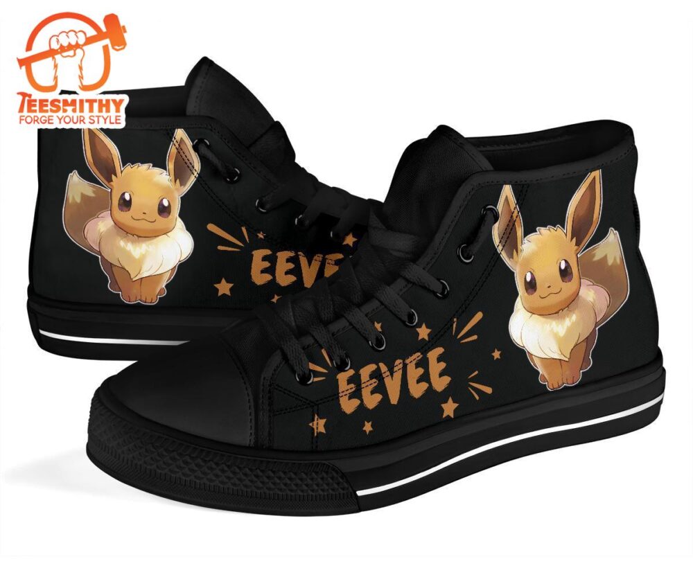 Eevee Sneakers High Top Custom Shoes