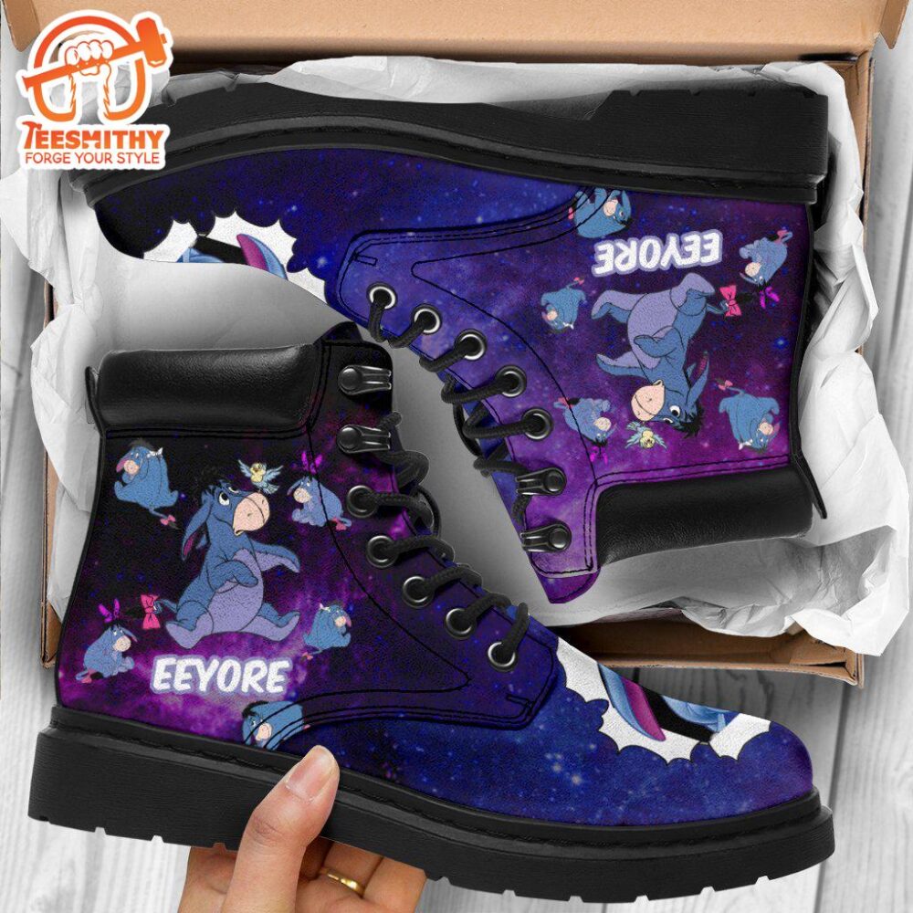 Eeyore Boots Shoes Funny Custom Idea