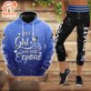 Eeyore Custom Just A Girl Hoodie And Capris Leggings Set