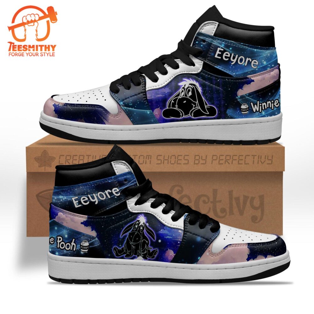 Eeyore Silhouette Air Jordan 1 Shoes Custom For Fans Sneakers