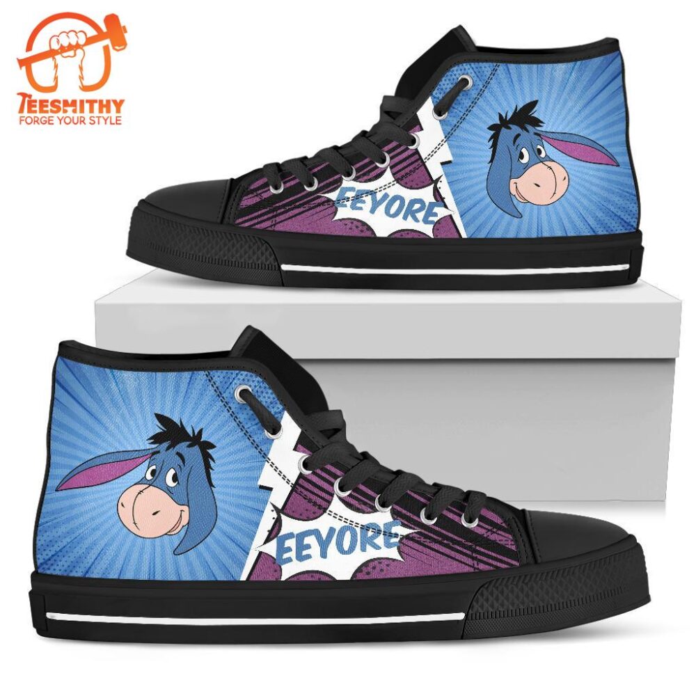 Eeyore Sneakers Winnie The Pooh Friends High Top Shoes Fan