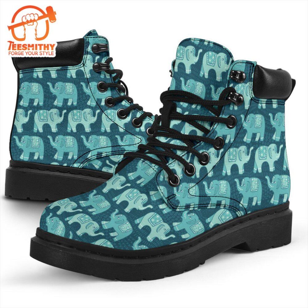 Elephant Boots Animal Custom Shoes Elephant Lover Gift PT03