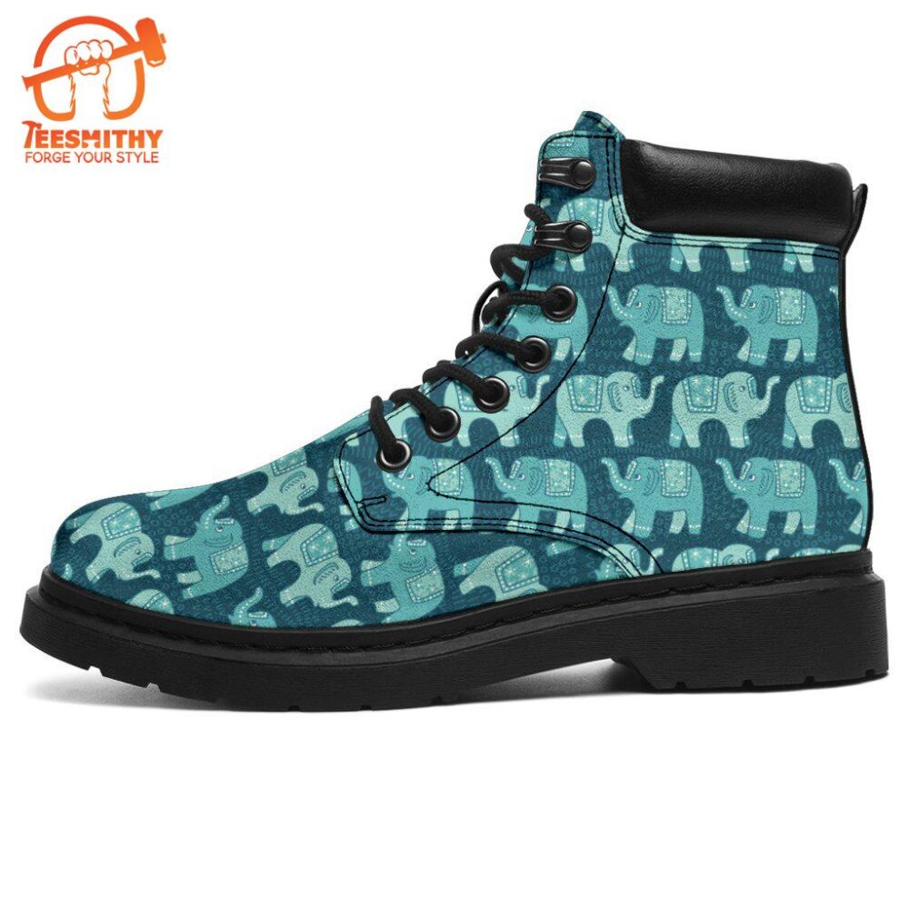 Elephant Boots Animal Custom Shoes Elephant Lover Gift PT03