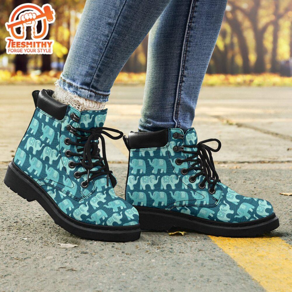 Elephant Boots Animal Custom Shoes Elephant Lover Gift PT03