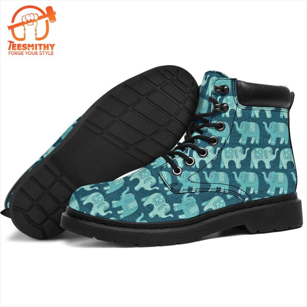 Elephant Boots Animal Custom Shoes Elephant Lover Gift PT03