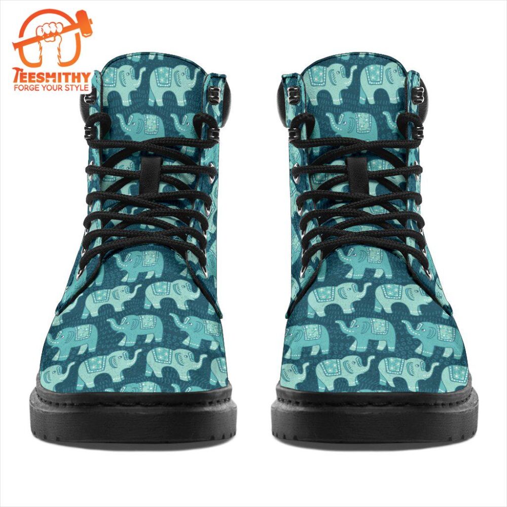 Elephant Boots Animal Custom Shoes Elephant Lover Gift PT03