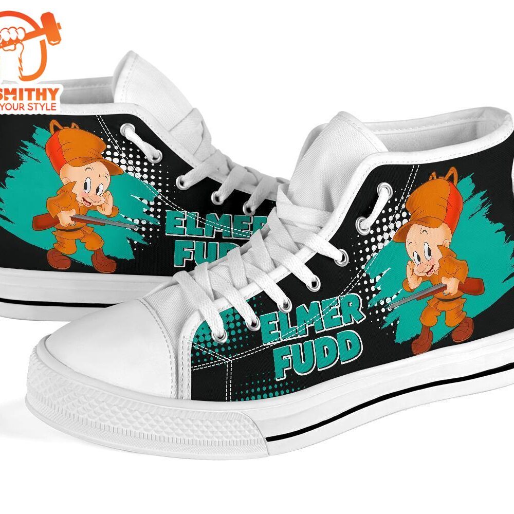 Elmer Fudd High Top Shoes Looney Tunes Fan