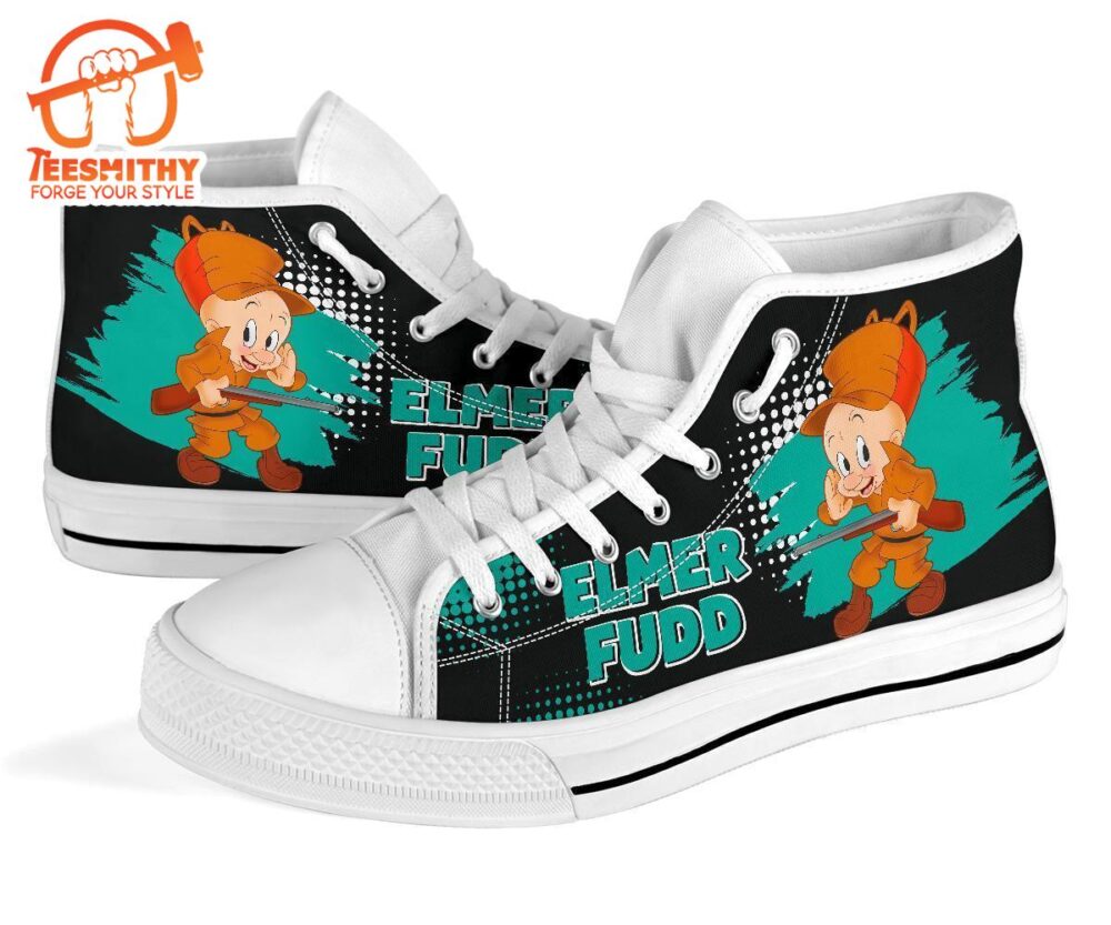 Elmer Fudd High Top Shoes Looney Tunes Fan