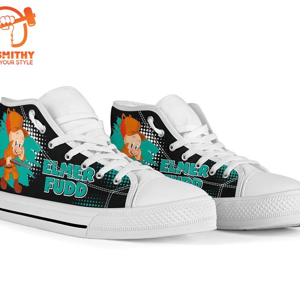 Elmer Fudd High Top Shoes Looney Tunes Fan