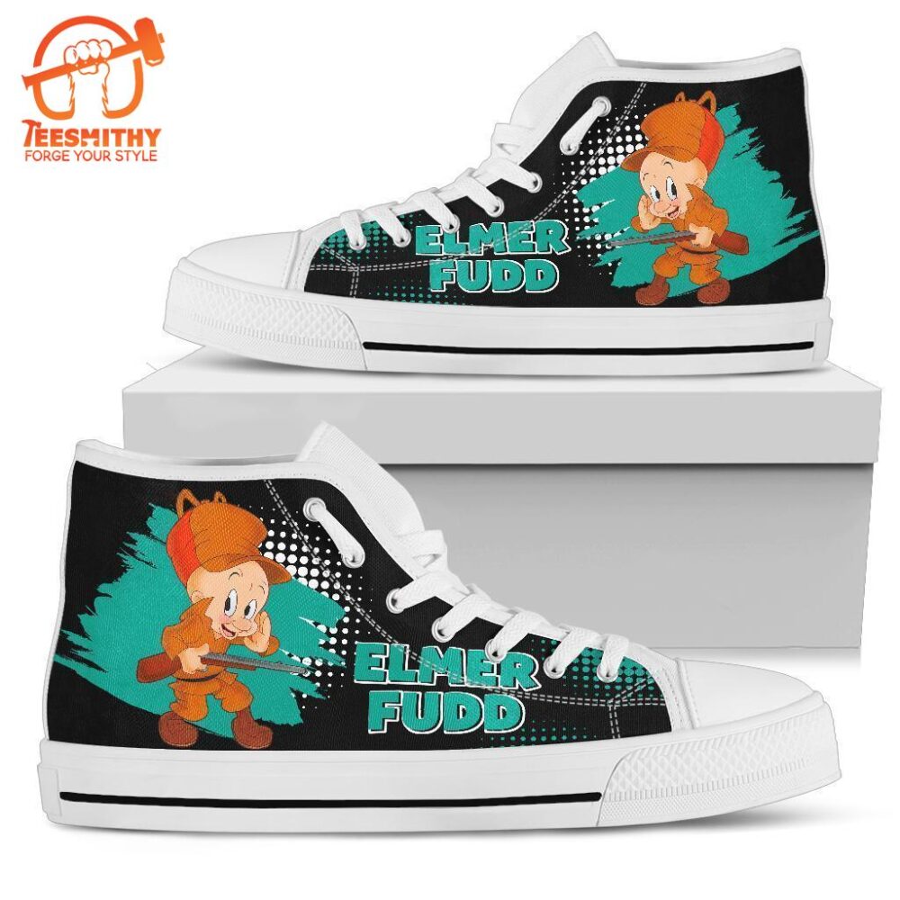 Elmer Fudd High Top Shoes Looney Tunes Fan