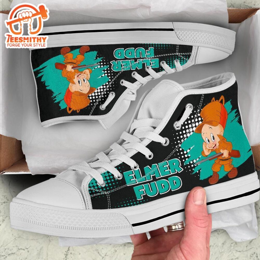 Elmer Fudd High Top Shoes Looney Tunes Fan