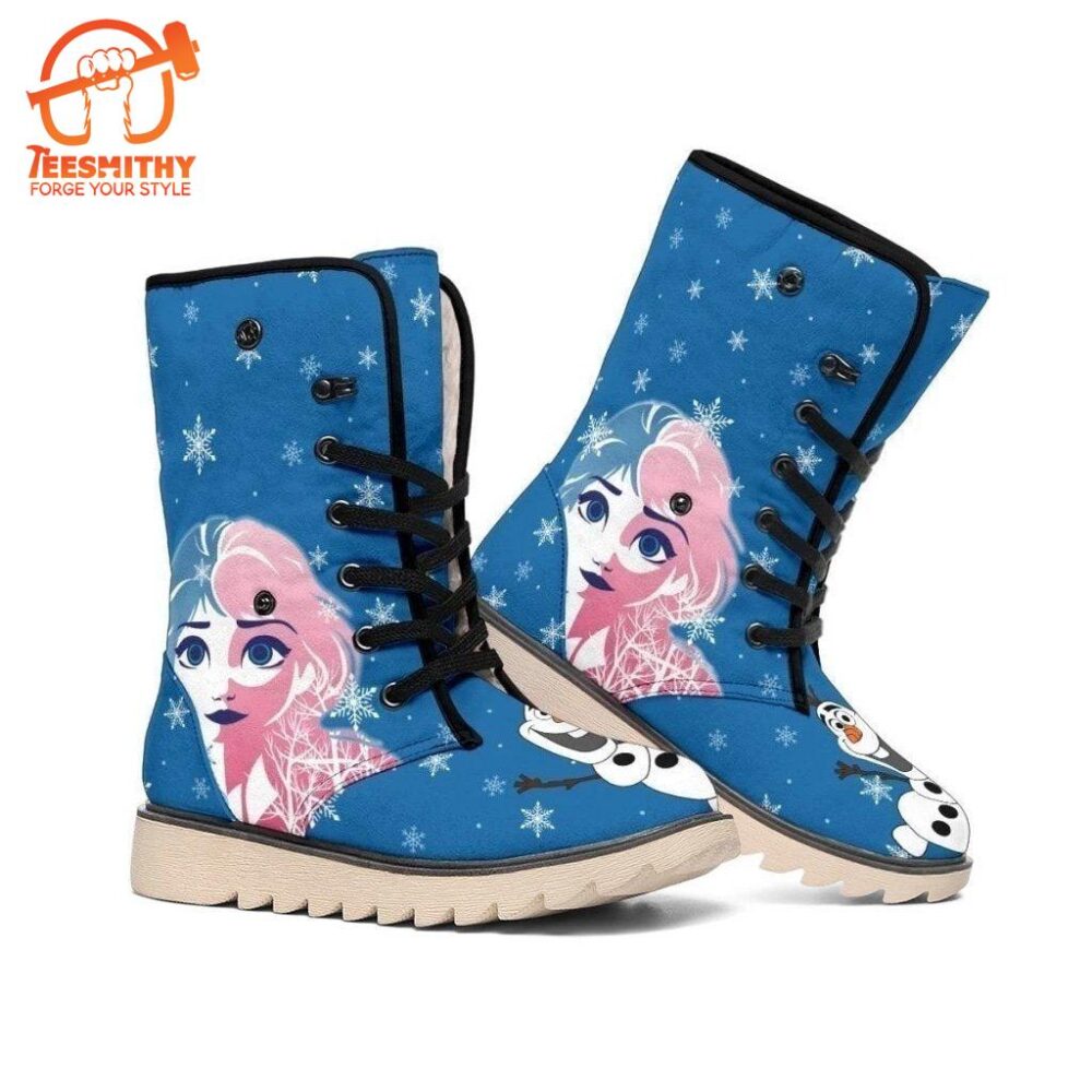 Elsa Princess Pola Boots For Frozen Custom