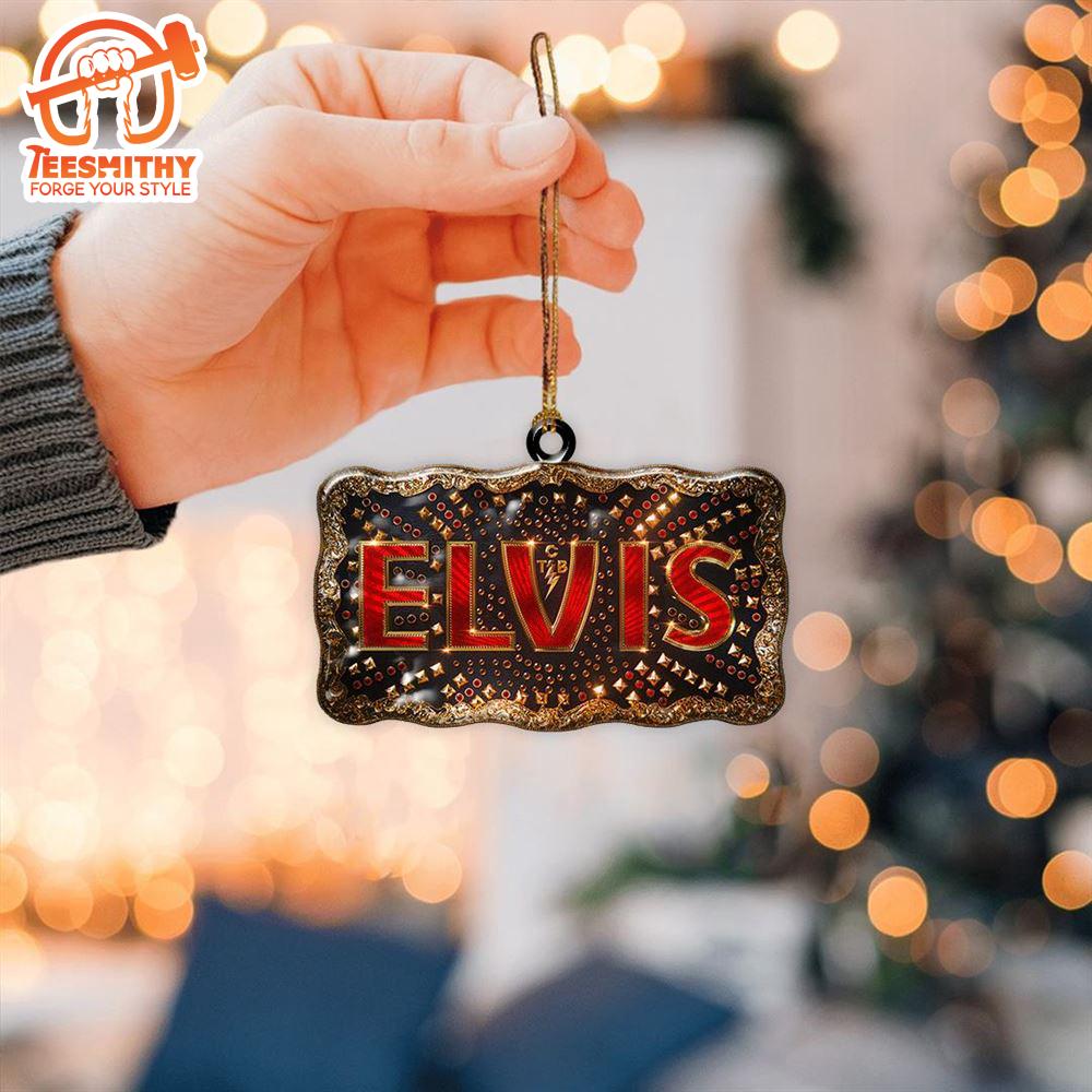 Elvis Christmas Christmas Pendant With Acrylic Ornament