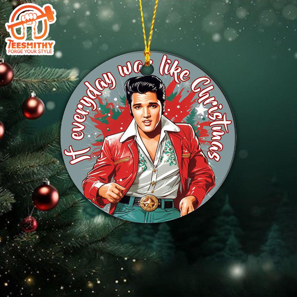 Elvis Christmas Ornament The Most Loved And Popular Singer