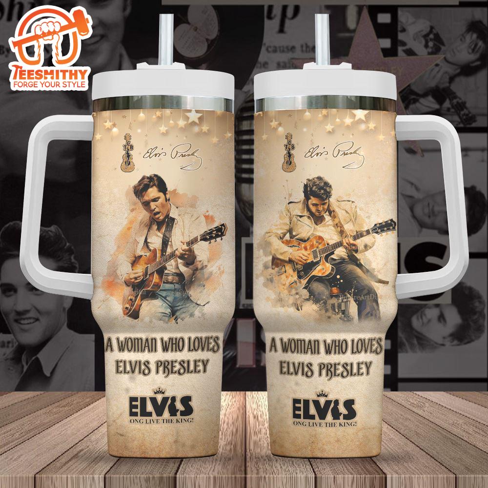 Elvis Presley 40oz Stanley Tumbler – Trending New Tumbler