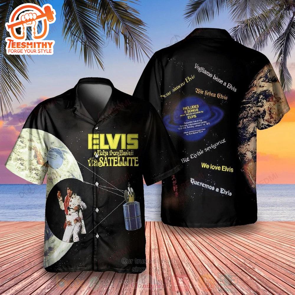 Elvis Presley Aloha From Hawaii Via Satellite Album Hawaiian Aloha Shirts