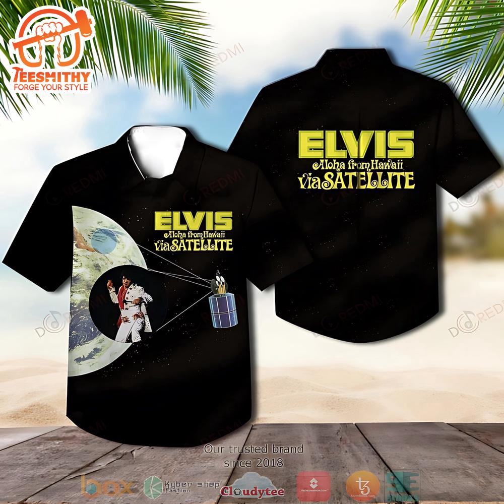 Elvis Presley Aloha From Hawaii Via Satellite Hawaiian Shirt