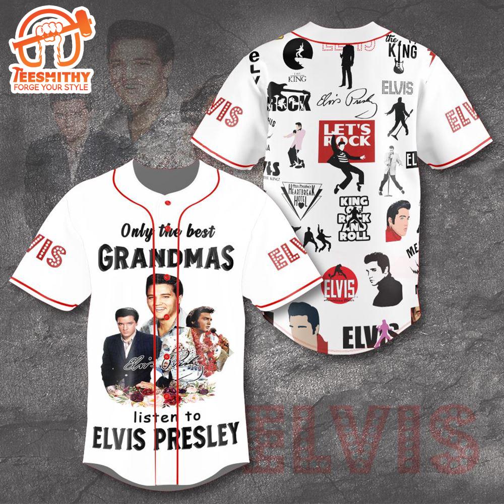 Elvis Presley Baseball Jersey, For Gift Fans Jersey