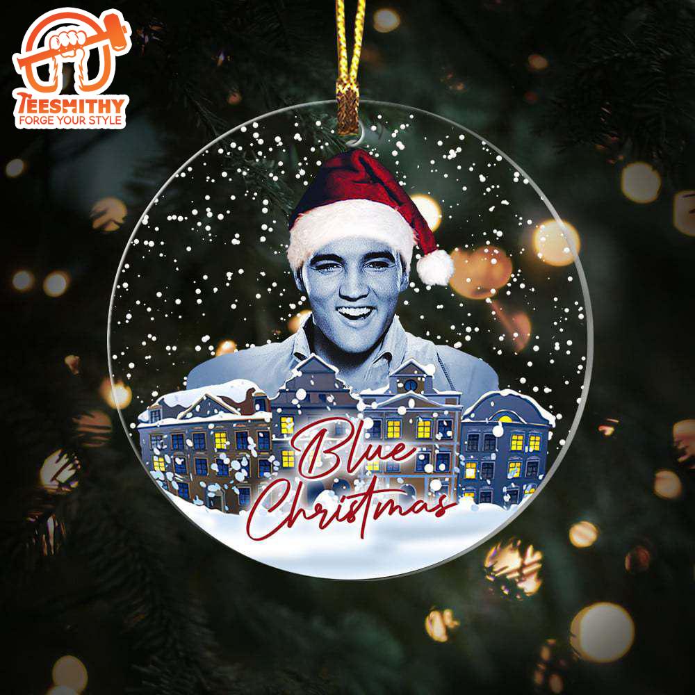 Elvis Presley Ceramic Christmas Ornament