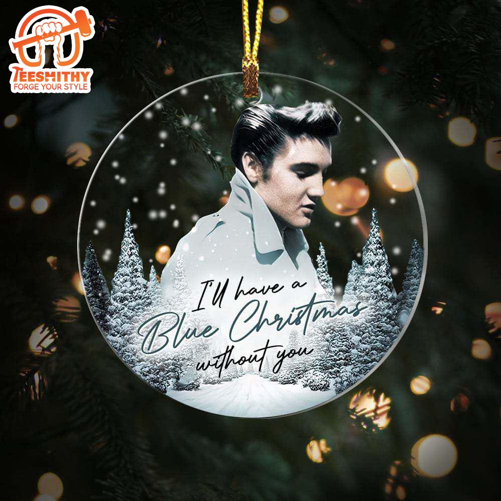 Elvis Presley Christmas Is Always On My Mine Ornaments