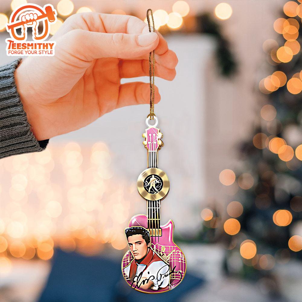 Elvis Presley ChristmasThe Tour Acrylic Ornaments