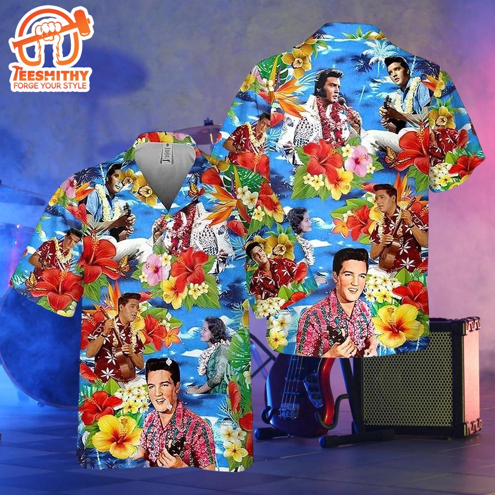 Elvis Presley Colorful Hawaiian Aloha Shirts