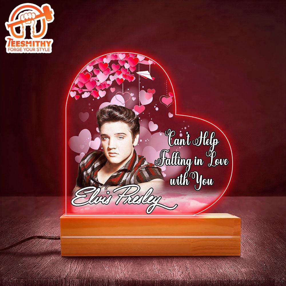 Elvis Presley Figure Night Light Led Color Changing 3D Nightlight