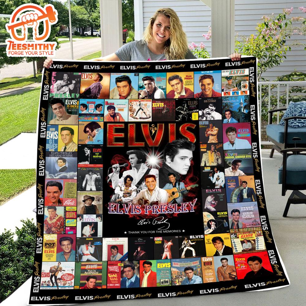 Elvis Presley Flannel Blanket Gift