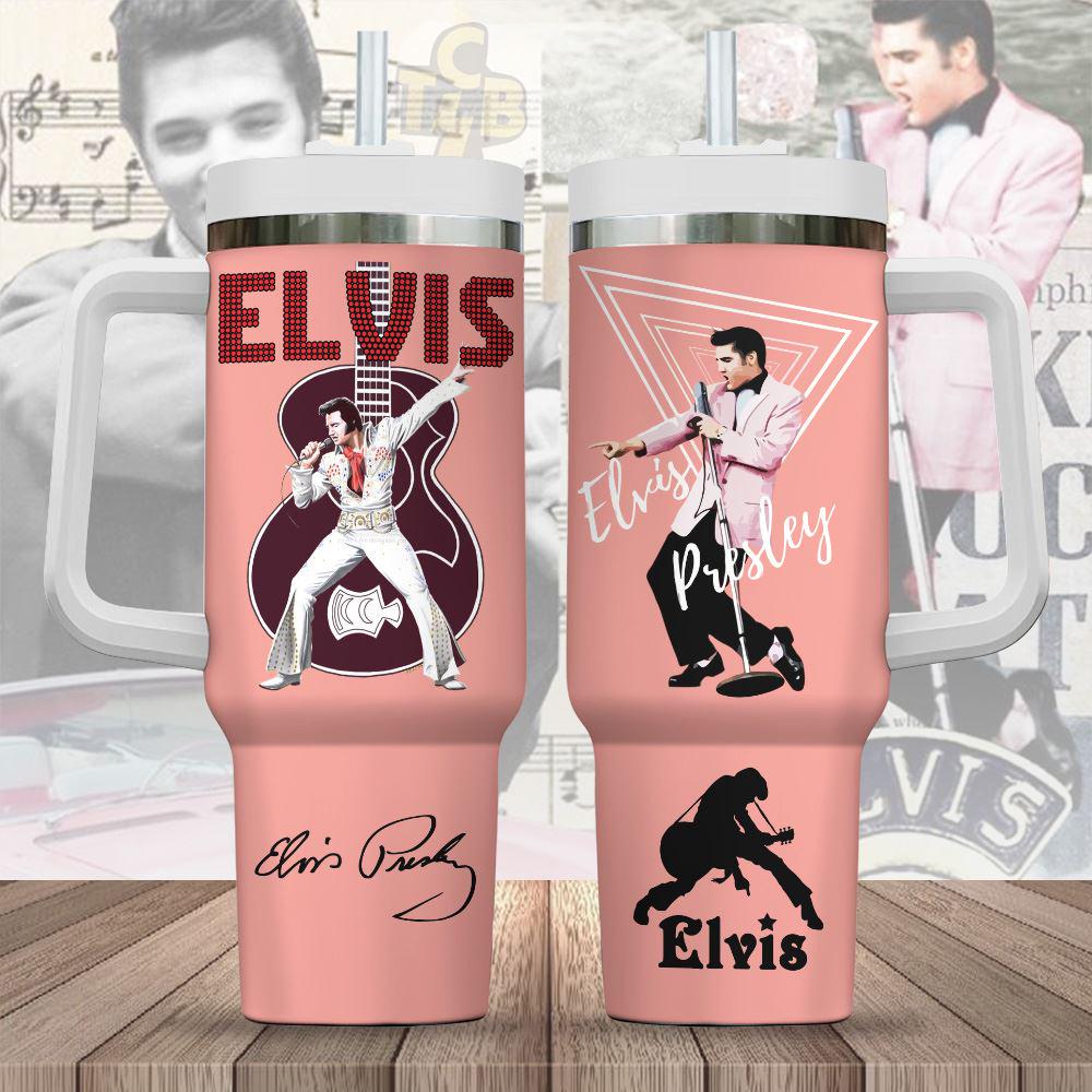 Elvis Presley Guitar 40oz Stanley Tumbler