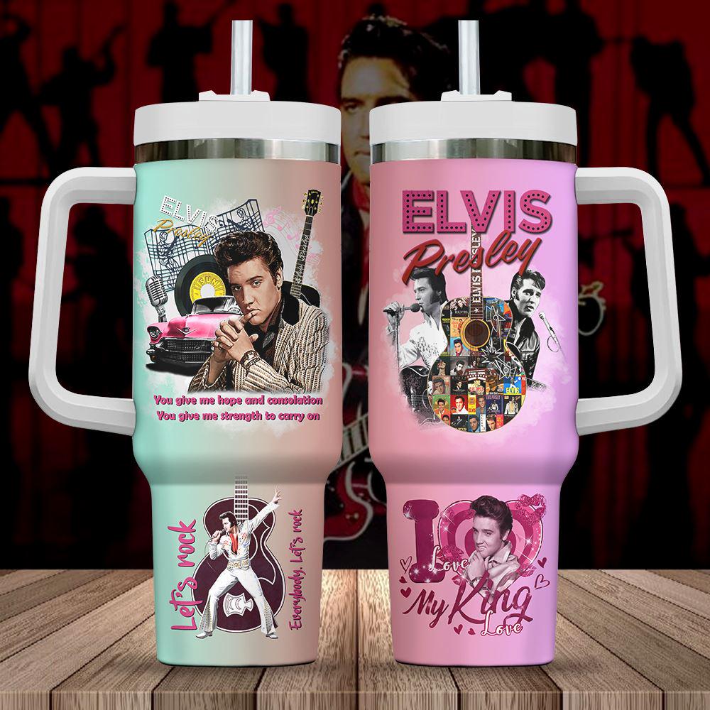 Elvis Presley Hope and Consolation 40oz Stanley Tumbler