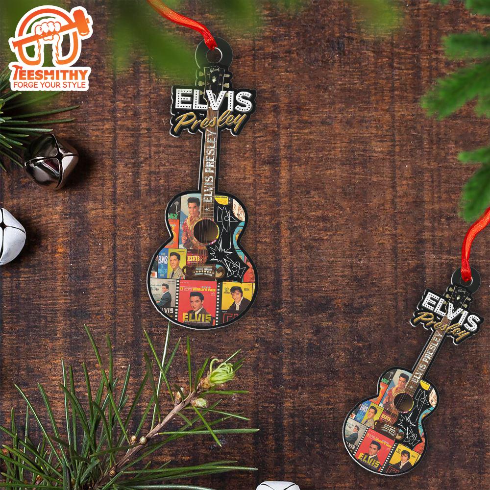 Elvis Presley King Of Rock And Roll Acrylic Ornament