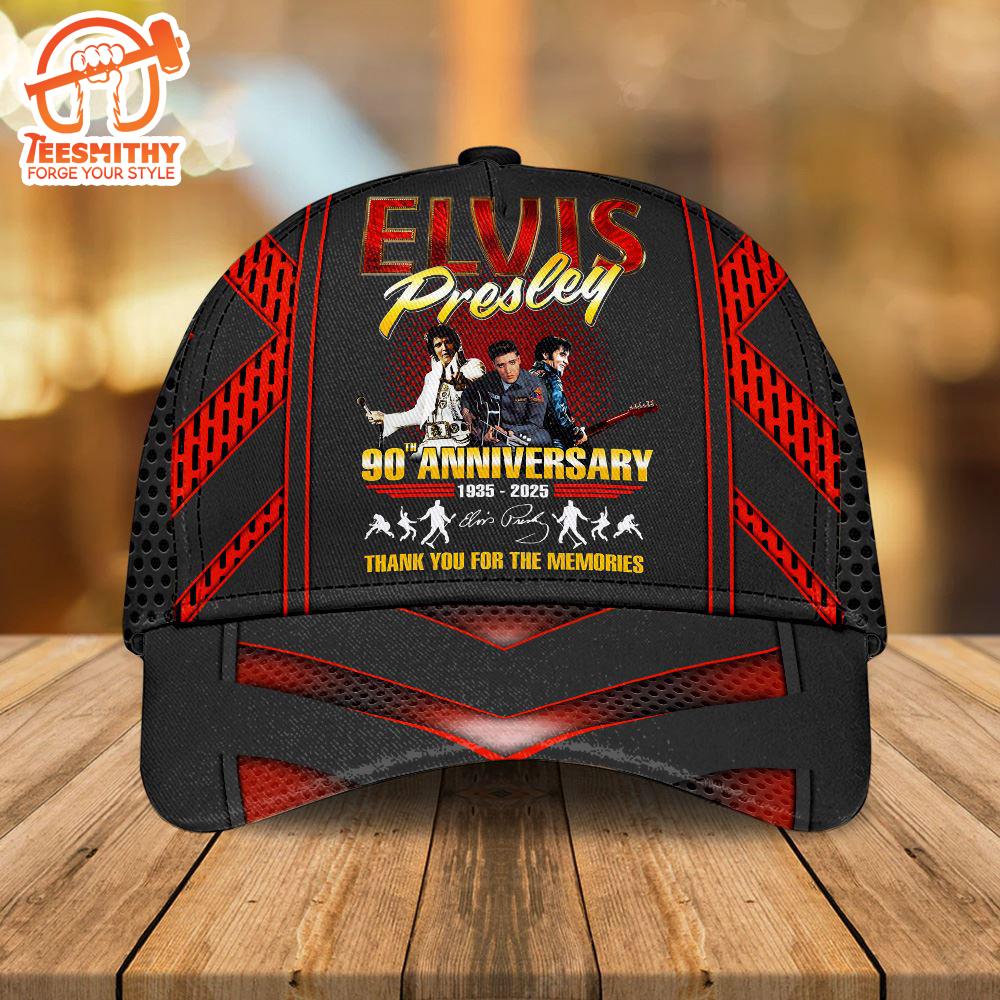 Elvis Presley King of Rock and Roll, Elvis Presley 90th Anniversary,Elvis Presley Classic Cap